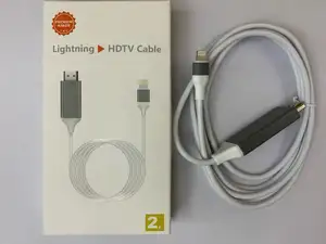 HD iphnoe כדי HDMI עם מסך כבל ברקים כדי HDMI יצוק מסך ללא כוח HDMI ממיר