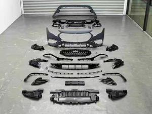 Kit de carrosserie Style E53 pour <span class=keywords><strong>mercedes</strong></span>-benz classe E E260 E300 W214 mise à niveau E53 AMG Kit de carrosserie calandre de pare-chocs avant diffuseur de pare-chocs arrière - Product Image 6