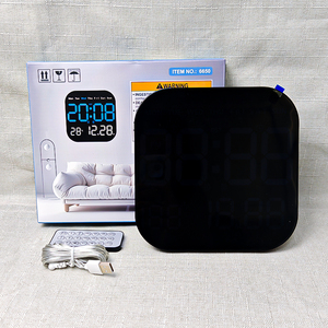 Khuyến Mãi Mới Nhà Hình Chữ Nhật Hàng Tuần Thông Minh Bán Buôn Hiển Thị Lớn Đồng Hồ Kỹ Thuật Số Báo Thức Phòng Ngủ Trang Trí - Product Image 5