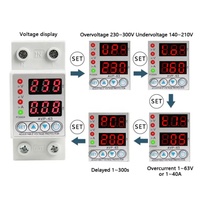 Garantie 24 mois, stabilisateur de tension monophasé AC, protection contre les surtensions et les sous-tensions réglable, 6 KVA, relais