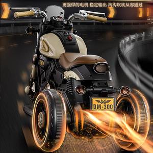 Triciclo eléctrico para niños con batería de 12V, moto de <span class=keywords><strong>3</strong></span> ruedas, coche de conducción para bebés, motocicleta eléctrica para niños de 4 años - Product Image 4