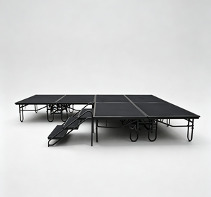 Plateforme de Scène Pliante Professionnelle sur Roues pour Hôtels, Événements, Mariages, Banquets, Écoles et Spectacles Intérieurs - Product Image 1