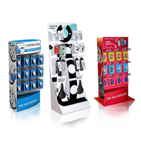 Présentoir de sol autoportant en carton ondulé pliable et personnalisable, écologique, facile à assembler pour la vente au détail