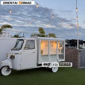 รถสามล้อขายอาหาร Ape Tuk Tuk สำหรับขายในสหรัฐอเมริกา รถขายอาหารเคลื่อนที่ รถพ่วงขายอาหารสไตล์วินเทจ ราคาโรงงาน - Product Image 1