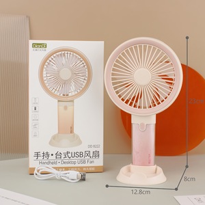 LingPan Portable <b>Fan</b> With Light 5W Rechargeable Battery Handheld Desk <b>Stand</b> For Kids Gifts - Product Image 5