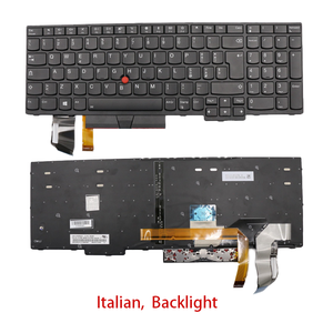 Clavier de remplacement pour <span class=keywords><strong>Lenovo</strong></span> E580 E585 E590 E595 T590 P53S L580 L590 <span class=keywords><strong>P52</strong></span> P72 P53 P73 - Slovène, Suisse, Italien, Suédois - Product Image 1