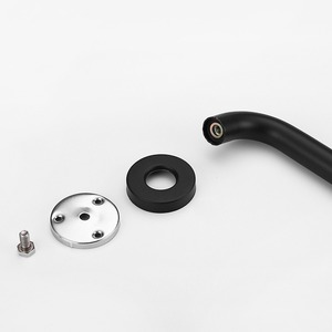 Barra de apoyo de acero inoxidable negra con capacidad de 300 lb, diseño moderno y sencillo para baño, para discapacitados y ancianos - Product Image 3