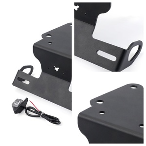 ชุดอุปกรณ์ยึดป้ายทะเบียนสำหรับ Yamaha Tenere 700 XTZ07/XTZ700 แบบติดตั้งท้ายรถ ทำจากสแตนเลสสีดำ - Product Image 3