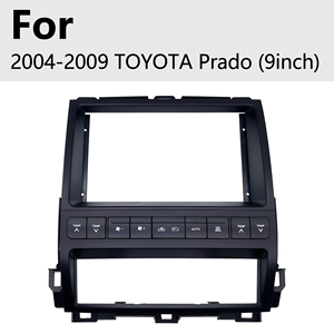 Meihua xe fascia khung cho TOYOTA 2004 2009 Prado/LX470 cho xe đa phương tiện đài phát thanh khung với dây khai thác Bộ chuyển đổi - Product Image 2