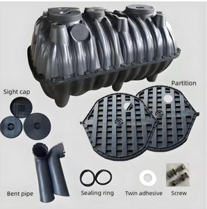 Système de <span class=keywords><strong>fosse</strong></span> <span class=keywords><strong>septique</strong></span> 1000L-2500L, marque HUAYU, réservoir sous pression, construction en plastique durable pour la maison, certifié ISO9001 - Product Image 4