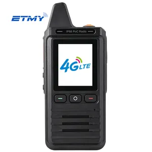 2024 Nieuwe 4G Ip68 Cat 1 Module Waterdichte Slimme Mobiele Wereldwijde Ptt Walkie Talkie Poc Gsm Lte Simkaart 2-weg Radio