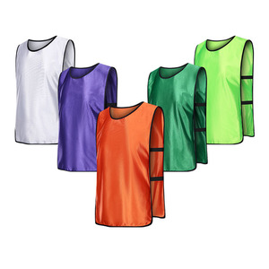 Voetbalvest Volwassenen Kinderen Groepstraining Team Ademend Mesh Bibs Custom Voetbal Running Shirt LOGO - Product Image 1