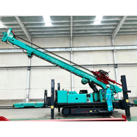 Pompe de forage rotative DTH sur chenilles RYX à moteur diesel 22HP 250mm 1200mm 500m Max 5000KG Garantie 2 ans Facile à utiliser