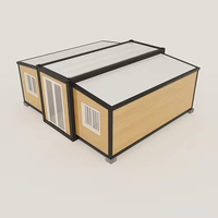Maison conteneur en acier extensible et respirante, villa de luxe préfabriquée, maison capsule, conception personnalisée pour hôtel, hôpital, appartement