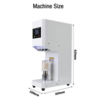 Machine de scellage automatique rotative en promotion pour canettes de café, jus, bubble tea – Scelleuse de canettes PET pour aliments et boissons