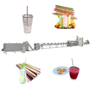 Equipo para Pajitas Degradables y Comestibles <span class=keywords><strong>de</strong></span> 100-150 Kg/h, Extrusora <span class=keywords><strong>de</strong></span> Tornillo Simple o Doble, Línea <span class=keywords><strong>de</strong></span> Producción <span class=keywords><strong>de</strong></span> Pajitas <span class=keywords><strong>de</strong></span> Almidón <span class=keywords><strong>de</strong></span> Maíz para Bebidas - Product Image 4
