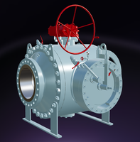 Vanne de purge API 6D WCB LCB DN50-DN600 Classe 150-1500, lanceur et récepteur de purge pour l'industrie pétrolière et gazière