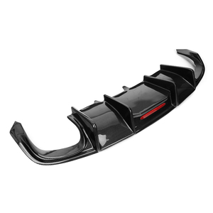 Labio difusor trasero de fibra de carbono con luz LED para Audi <span class=keywords><strong>A5</strong></span> B8 S5 2009-2011 2 puertas <span class=keywords><strong>Coupe</strong></span> Convertible <span class=keywords><strong>S</strong></span> <span class=keywords><strong>Line</strong></span> Sport cubierta de parachoques - Product Image 1