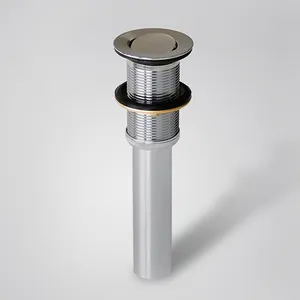 bathroom accessory brass chrome plated rotary pipe wash basin drain