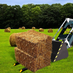 Huize fourches à palettes Skid Steer tracteur robuste 60 "4000 Lbs pince en acier sur fourches à palettes avec <span class=keywords><strong>barre</strong></span> transversale - Product Image 5