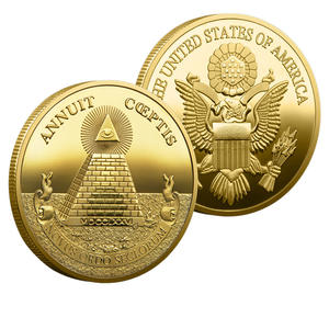 Moneda Conmemorativa del Emblema <span class=keywords><strong>Nacional</strong></span> de EE. UU. en Aleación de Zinc Chapada en <span class=keywords><strong>Oro</strong></span>/Plata, Relieve 3D, Artesanía Metálica, Colección de Cultura Americana, Regalo - Product Image 1