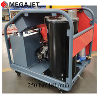 Machine à jet d'eau de qualité commerciale 250bar Hydro Blasting Equipment 250bar 18L/min Nettoyeur haute pression
