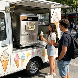 Double Compressor Ice <b>Cream</b> Machine 3 Flavor Soft Ice <b>Cream</b> <b>Maker</b> Commercial Table Top Maquina De Helado Suave Miken Acai Bowl - Product Image 2