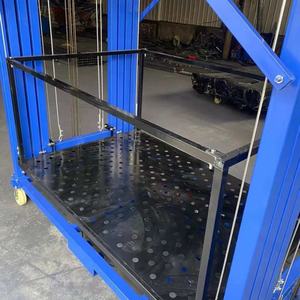 <span class=keywords><strong>Platform</strong></span> Lift Perancah Listrik Lipat 3M, Lift Perancah Listrik Otomatis, Perancah Lipat Mobile dengan Roda - Product Image 3