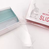 Laboratory Consumables Frosted Ground Edges 7101 7105 Disposable Microscope Slides