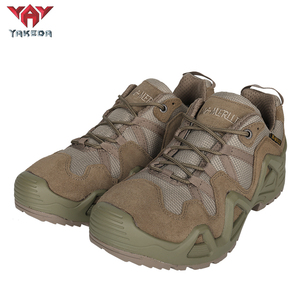 YAKEDA – chaussures de randonnée en plein air pour homme, chaussures de <span class=keywords><strong>Combat</strong></span>, d'entraînement, de Camping, <span class=keywords><strong>Beige</strong></span>, marron, noir, en cuir suédé, bas, camouflage, bottes tactiques Erkek - Product Image 2