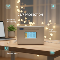 Analyseur de qualité d'alimentation, dispositif d'analyse harmonique industriel, capteur intelligent pour réseau électrique, surveillance de distribution triphasée RTOS GPS LV