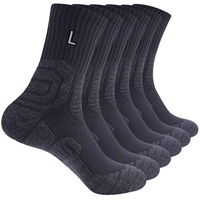 Chaussettes de compression décontractées pour hommes, chaussettes de sport pour la course à pied, l'entraînement, les activités de plein air, chaussettes de sport à la cheville