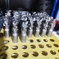 Fresa de diamante espiral para madera con vástago PCD para máquinas CNC, brocas de fresado Z=2+2