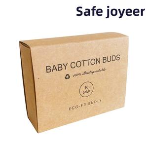 Cotons-tiges jetables biodégradables pour enfants grands 50 pièces tête de <span class=keywords><strong>gourde</strong></span> en boîte coton-tige en bambou pour bébé - Product Image 5