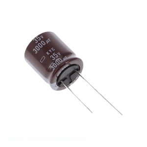 Condensateur original à traversée de trou 3000 µF, en aluminium, 3000 µF, 20 %, 35 V, RADIAL EKYC350ELL302MM20S - Product Image 1