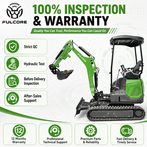 FULCORE <span class=keywords><strong>Recrutement</strong></span> d'agents mondiaux : Excavatrice sur chenilles 1 tonne et 1,8 tonne avec protection de cylindre pour jardinage, agriculture et aménagement paysager - Product Image 4