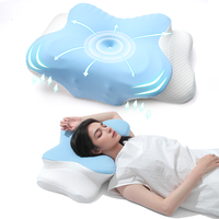 Oreillers personnalisés Lianda avec logo, oreiller orthopédique en mousse à mémoire de forme, soutien cervical ergonomique, oreiller pour dormir sur le côté pour le lit