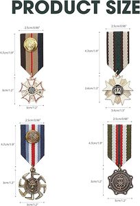 Manufacture High Quality <strong>Cheap</strong> Matte Light Silver Veteran Award Campaign Badge Uk British Awards <strong>Medal</strong> of Honor - Product Image 2