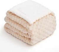 Plaid Sherpa en flanelle polaire jacquard épaisse et chaude pour la décoration intérieure, idéal pour canapé et literie