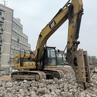 Excavatrice sur chenilles hydraulique de 20 tonnes, modèle 2019, d'occasion, avec moteur et hydraulique KYB de haute qualité