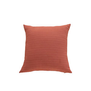 Funda de Almohada Cuadrada de Algodón a Rayas Simple 45x45cm, Decoración del Hogar, Color Caqui, Negro, Verde, Blanco Hueso, Rojo Borrador - Product Image 3