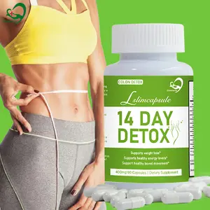 Private Label 14 Day slimming flat tummy capsule weight loss Detox Slim capsules