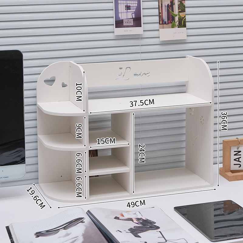 SG white bookshelf