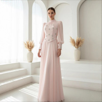 Nouvelle Collection Hiver 2025 – Ensemble Robe Longue Deux Pièces Élégant Européen et Américain, Effet Amincissant, Ornements Flocons de Neige, Manches Longues, Longueur Genou