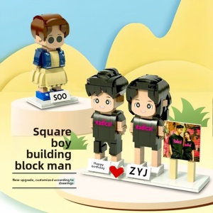 Brique Offre Spéciale Mini figurines bricolage Photo jouet modèle d'<span class=keywords><strong>action</strong></span> personnalisé cadeau créatif blocs de construction ensemble pour amis cadeau de noël - Product Image 4
