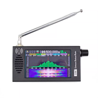 Récepteur radio SDR HT00L à ondes courtes CW/AM/SSB/FM/WFM, instruments d'analyse de démodulation numérique DSP, écran LCD IPS 4,3 pouces SDR V5