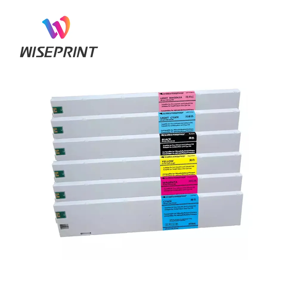 Cartucho de tinta solvada para impressora wiseprint, 440ml, compatível com eco mimaki ss21, para impressora jv3 jv33 jv34 cjv