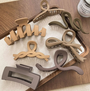 Vente en gros de pinces à cheveux en plastique acétate de qualité supérieure, mignonnes et de style dessin animé, 10,5 cm, <span class=keywords><strong>pince</strong></span> à biscuits pour filles, style fête - Product Image 5