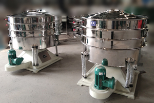 Dahan PVC bột Vòng rung sàng SS304 Swing sàng Tumbler rung screener - Product Image 6