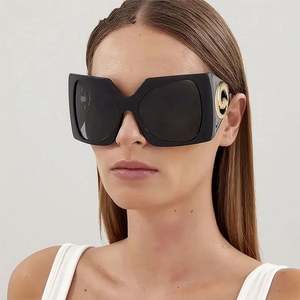 Gafas de Sol Cuadradas Extra Grandes de Doble Color a la Moda 2023 para Mujer, Protección UV400 - Product Image 5